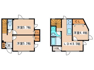 メニーズコート開成の物件間取画像